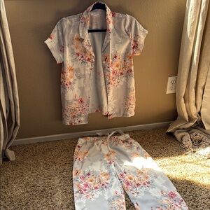 Ultra Soft Floral Pajama Set Sleepwear